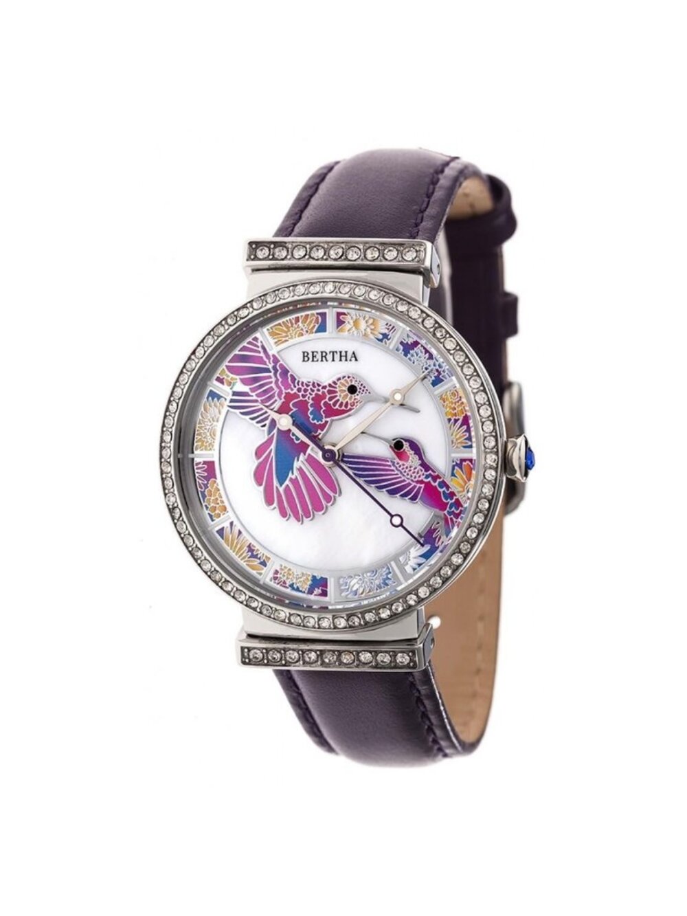 NWT Bertha Emily Crystal Ladies Watch